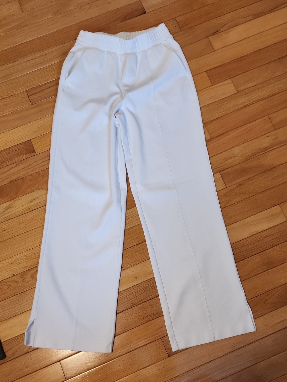 Old Navy White Wide-Leg Pull-On Pants